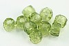 1 STRAND (25pc) 6x4mm FACETED OLIVINE CZECH GLASS CROW BEADS CZ110-1ST